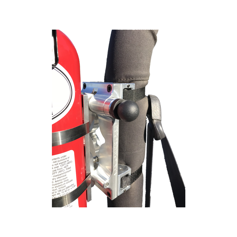 Quick Shot Fire Extinguisher Mount - Quick Release - Truck, Jeep, ATV, SXS Part AJK Offroad