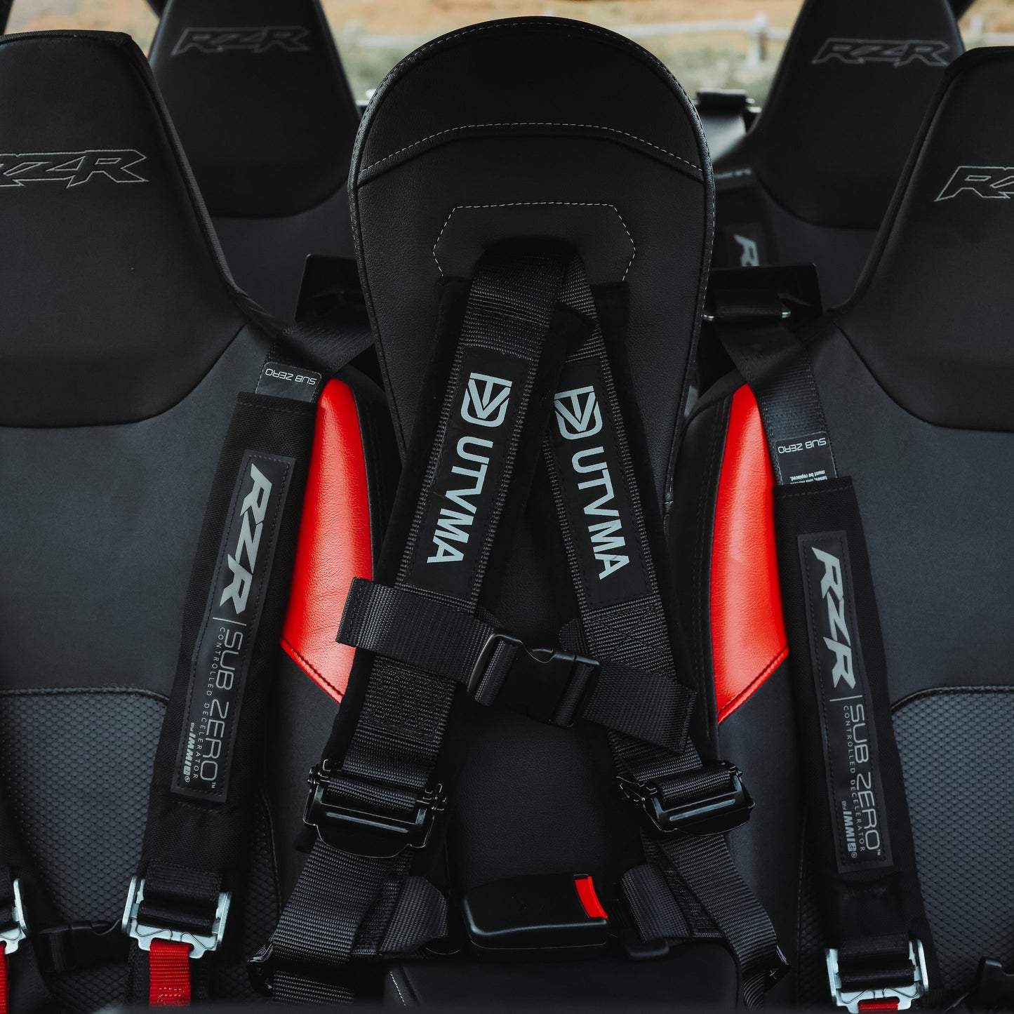 Polaris RZR XP / XP S Rear Bump Seat with Harness