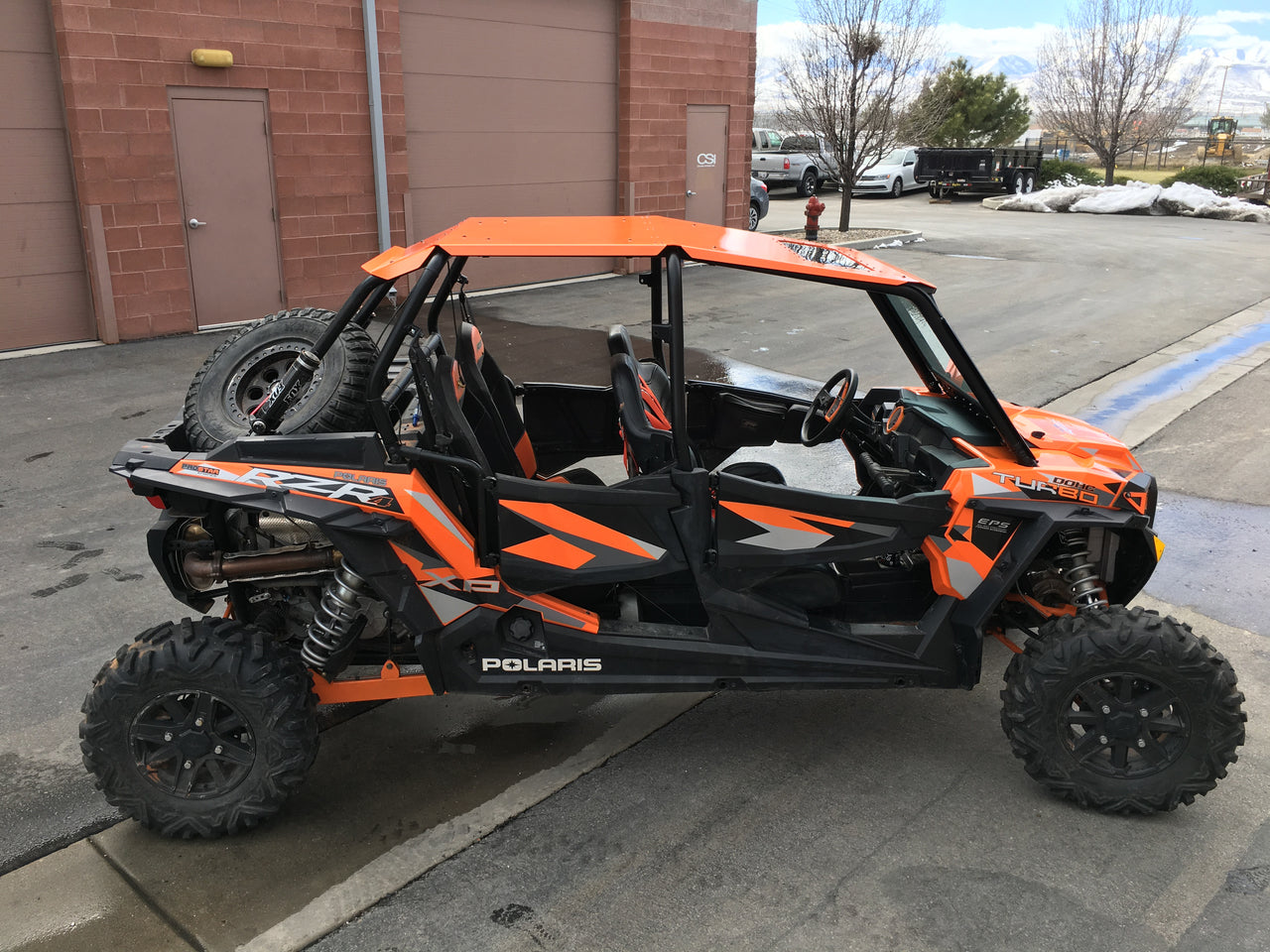 Moto Armor Polaris RZR XP 1000 / Turbo 4-Seat Fast Back Aluminum Roof with Sunroof - view 9