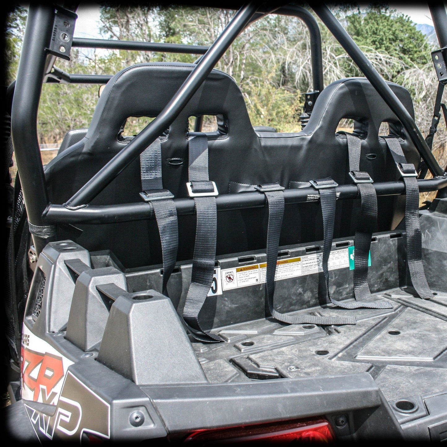 Polaris RZR 800 / XP 900 Rear Bench Seat with Harnesses