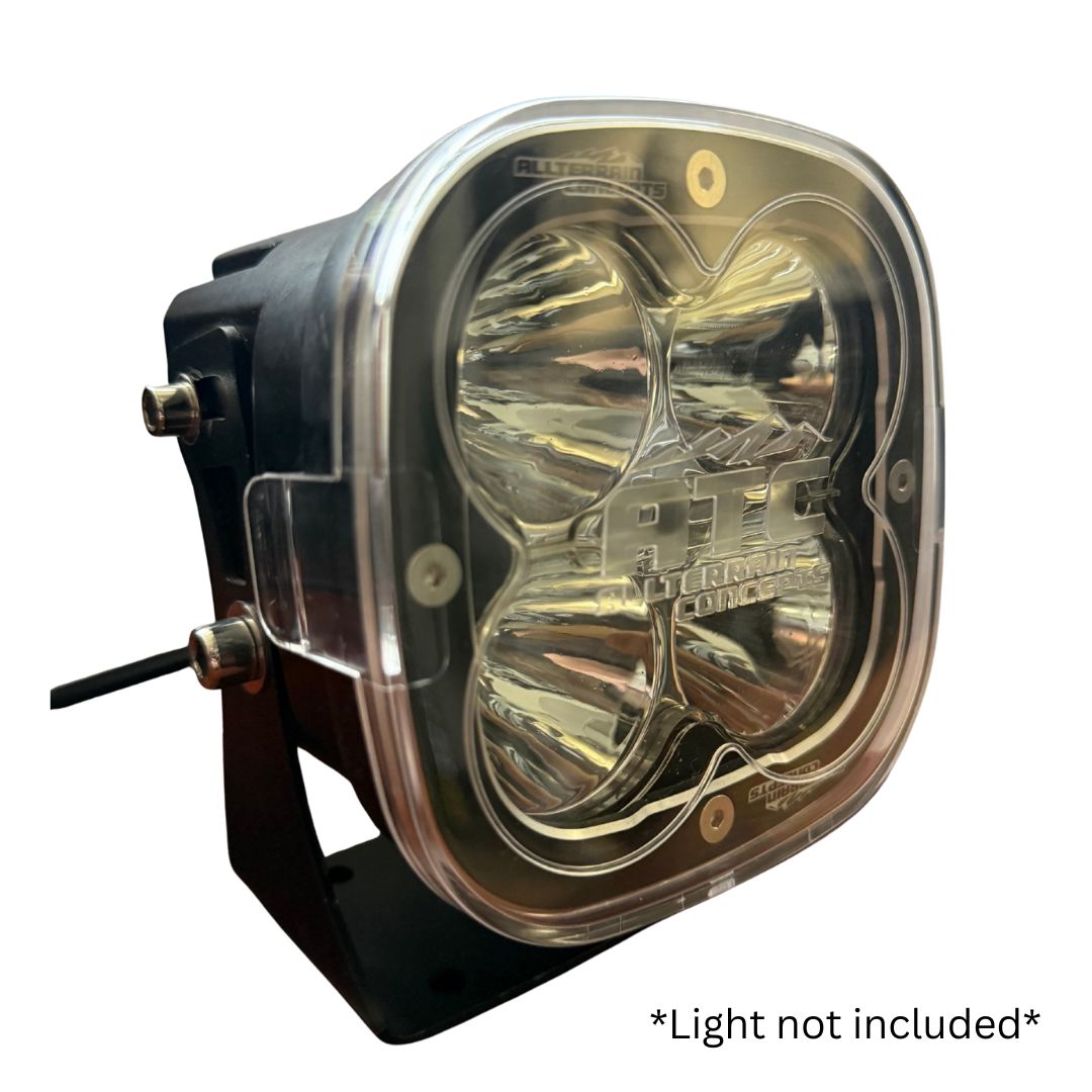 Lens Cover for X Pro Race Series Pod SxS Part - Installed View | All Terrain Concepts