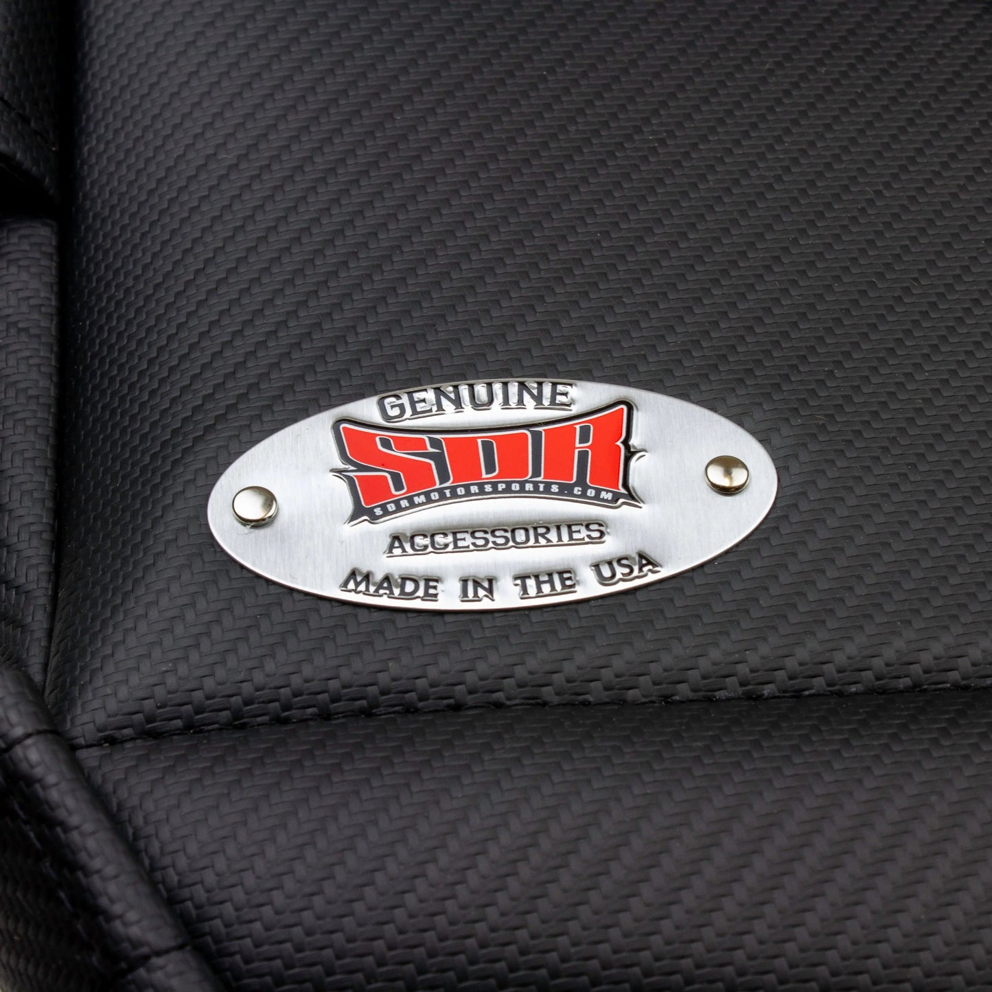 SDR Motorsports Can-Am Maverick X3 MAX Rear Hi-Bred Door Storage Bags V2 Logo