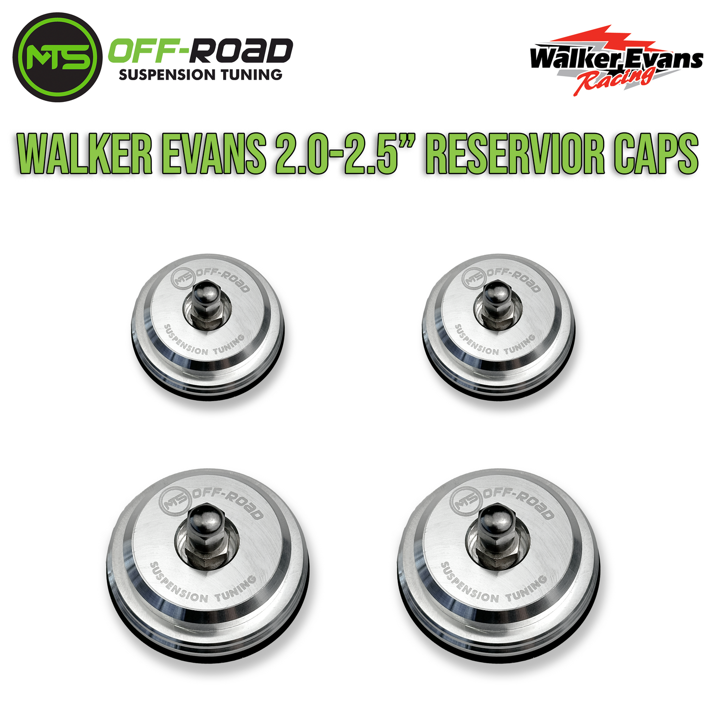 Schrader Valve Reservoir Caps (Walker Evans Shocks) MTS Off-Road