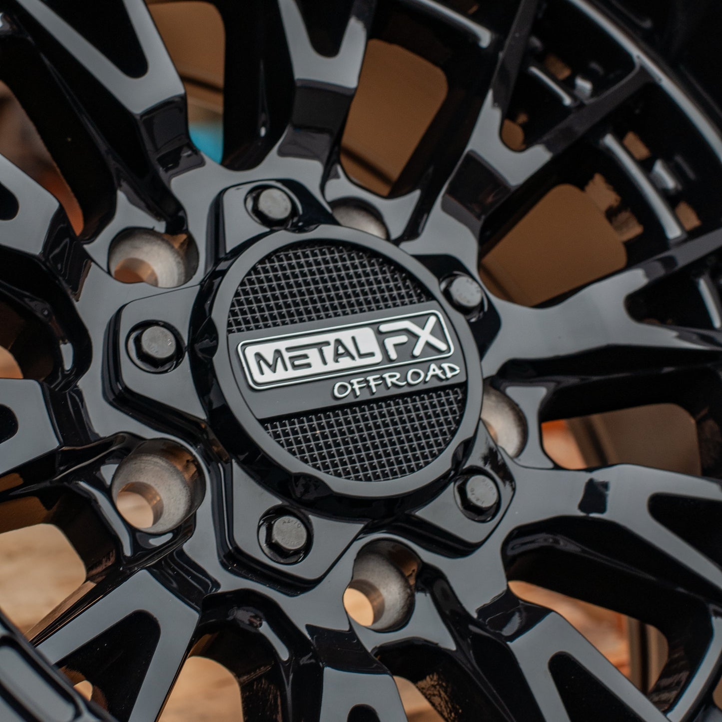 Slayer R UTV Beadlock Wheel (Gloss Black) Metal FX Offroad