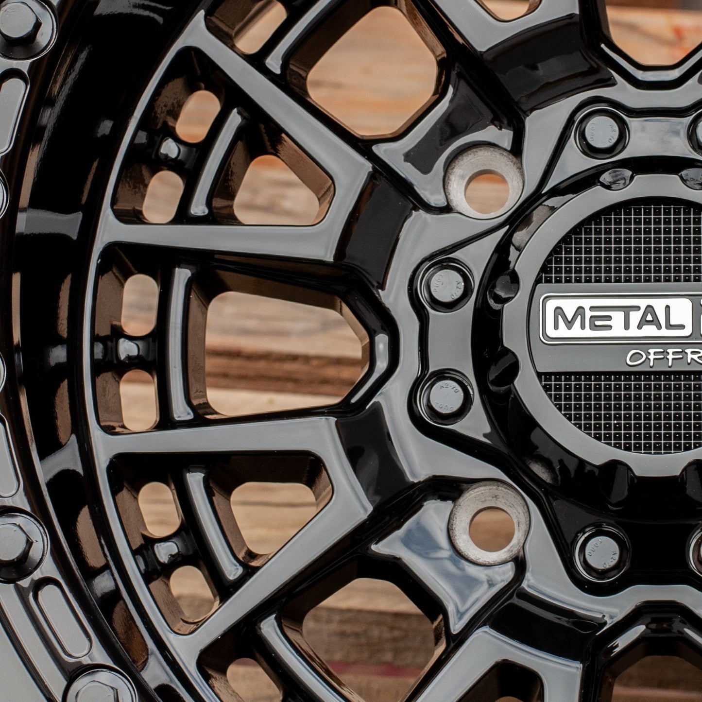 Slayer UTV Beadlock Wheel (Gloss Black) Metal FX Offroad