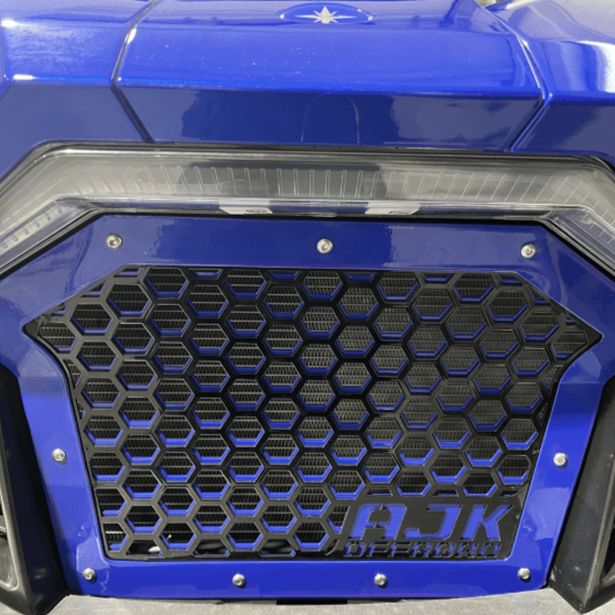 Polaris RZR Pro R / Pro XP / Turbo R Front Grille by AJK Offroad, detail view