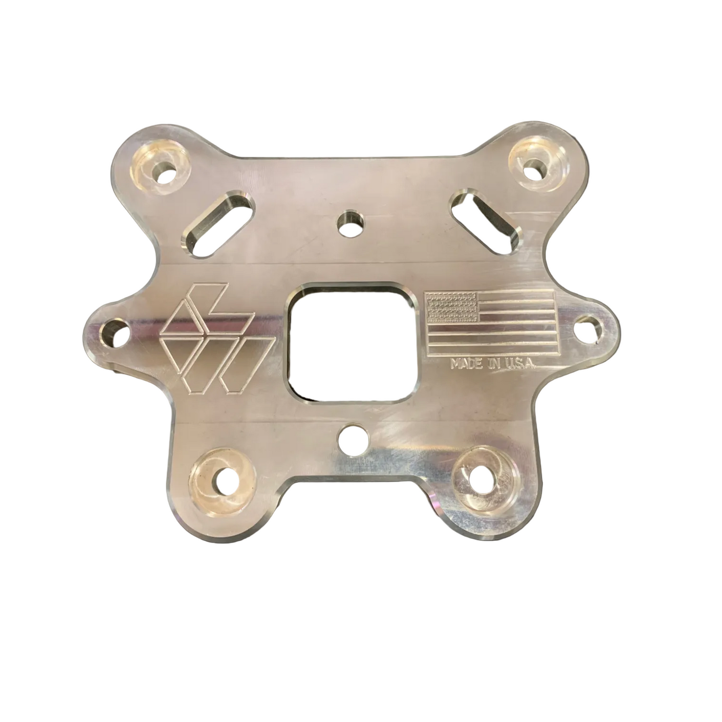 Polaris RZR Turbo S Radius Rod Plate SxS - Installed View | L&W Fab