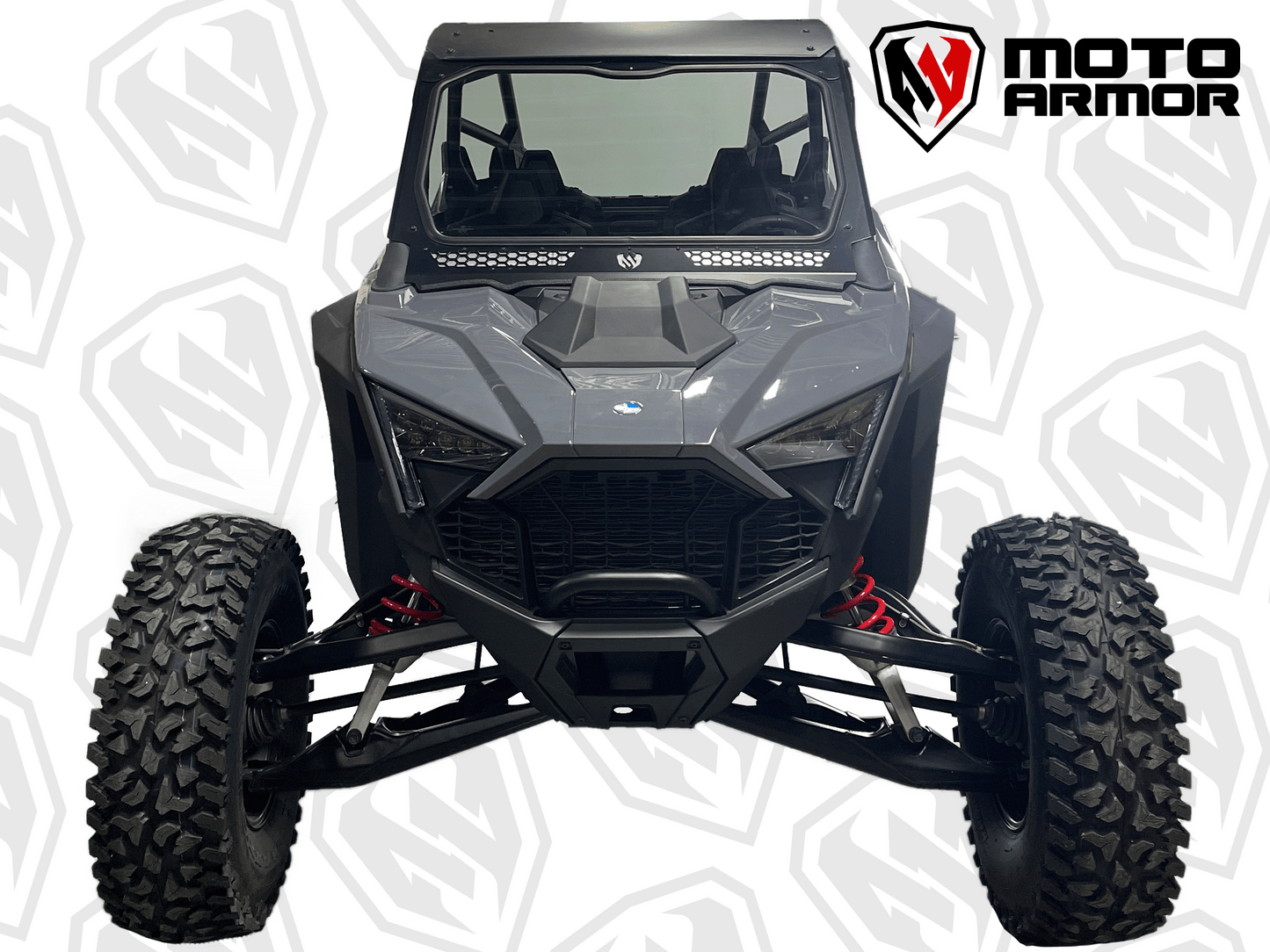 Moto Armor Polaris RZR Pro R (2022-2024) 4-Seat Glass Front Windshield - view 9