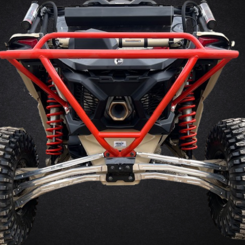 Can-Am Maverick X3 72in Adjustable Radius Rods UTV Lighting - Full View | L&W Fab