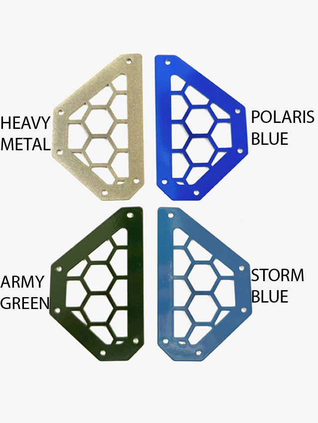 Polaris Xpedition Vent Accent Panels SxS Off-Road - Top View | AJK Offroad