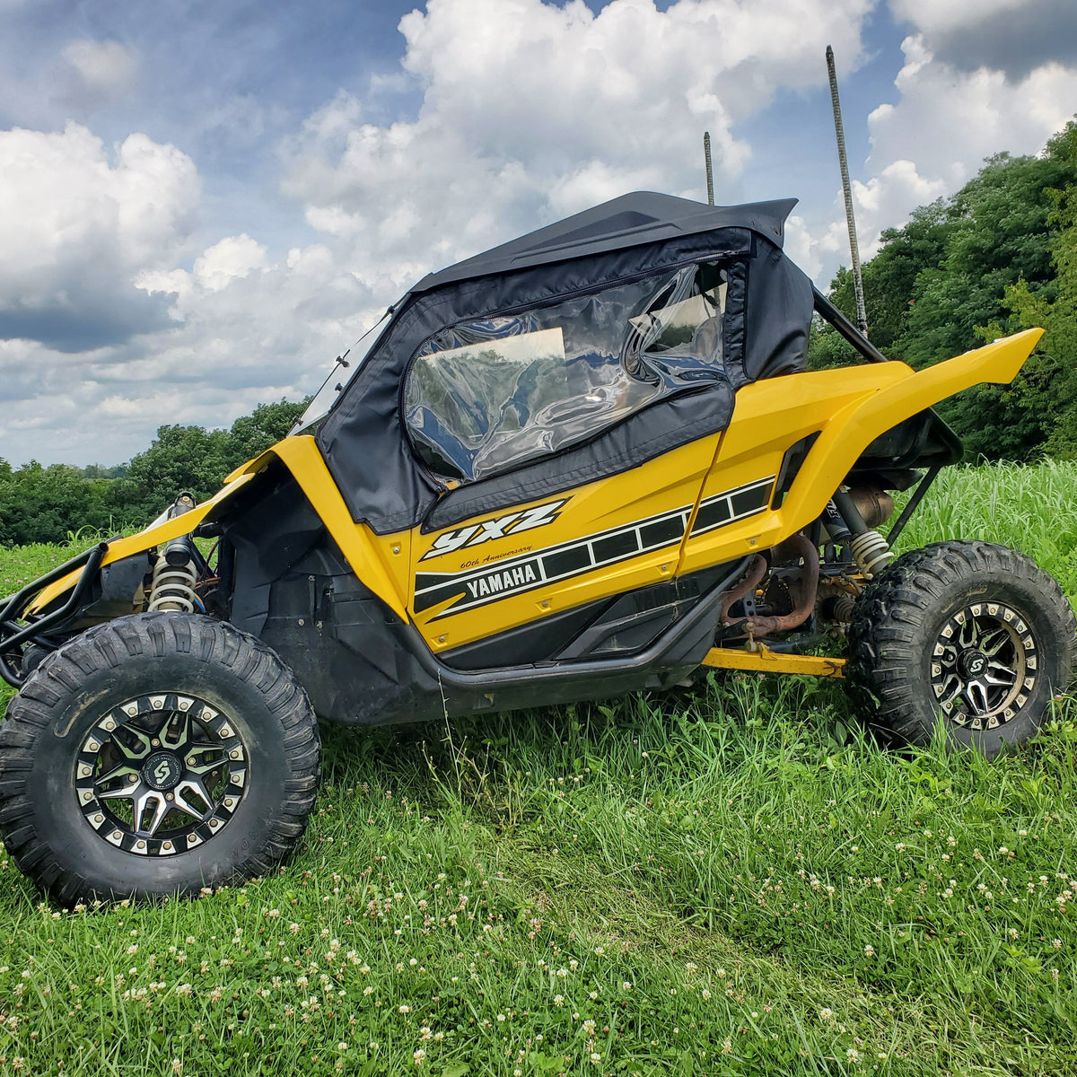 Yamaha YXZ (2016-2018) Soft Upper Doors by 3 Star UTV, product view 2