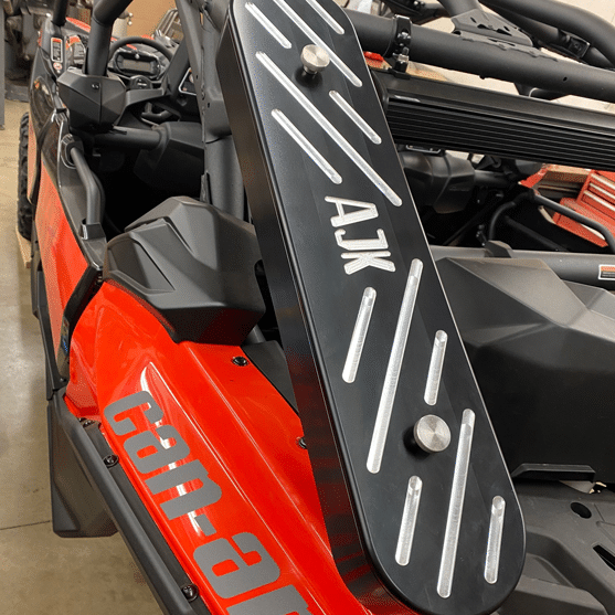 SxS Cage Mounted Drive Belt Hard Case by AJK Offroad, full view
