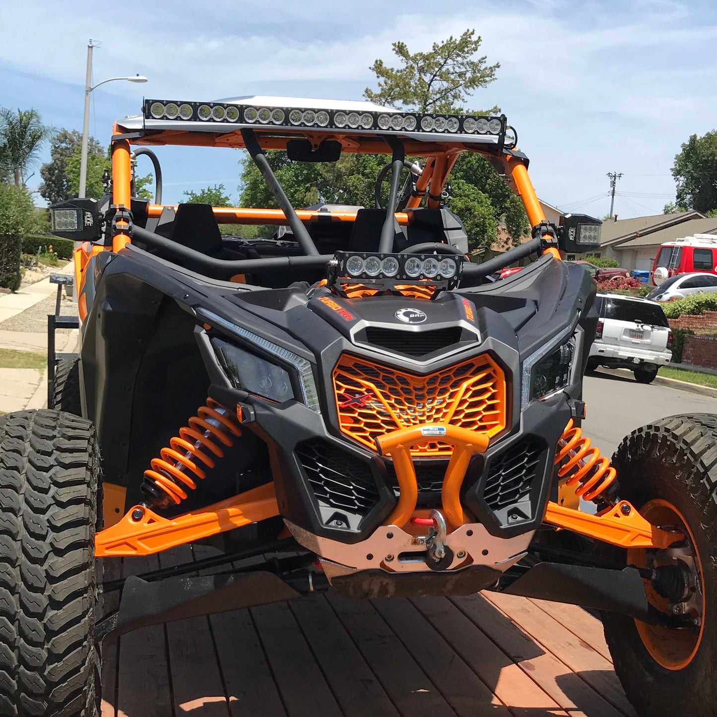 Can-Am Maverick X3 43 Inch Race Light Bar Mounting Brackets UTV Side by Side - Product Photo | All Terrain Concepts