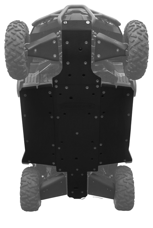 Yamaha Wolverine R-Spec UHMW Skid Plate UTV - Front View | Factory UTV