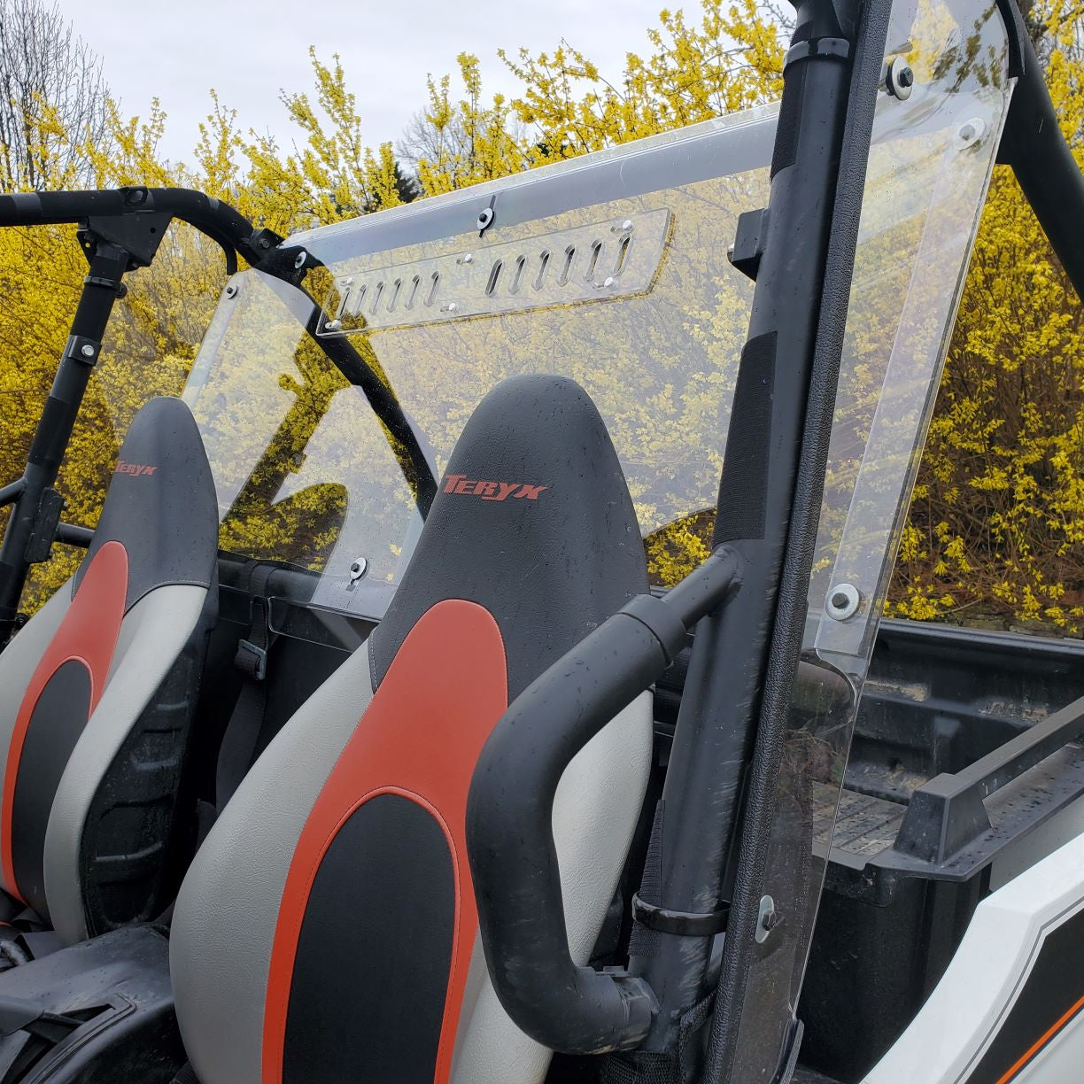 3 Star UTV Polycarbonate Rear Windshield for Kawasaki Teryx 800 Side by Side