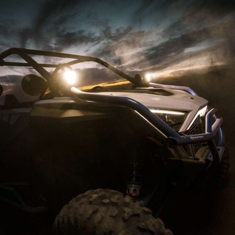 FLEX ERA 3 2-Light Master LED Light Pod Kit Off-Road SxS - Detail Shot | KC HiLiTES