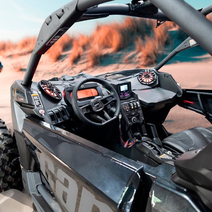 Can-Am Maverick X3 Stage 1 Audio Kit Off-Road SxS - Detail Shot | DS18