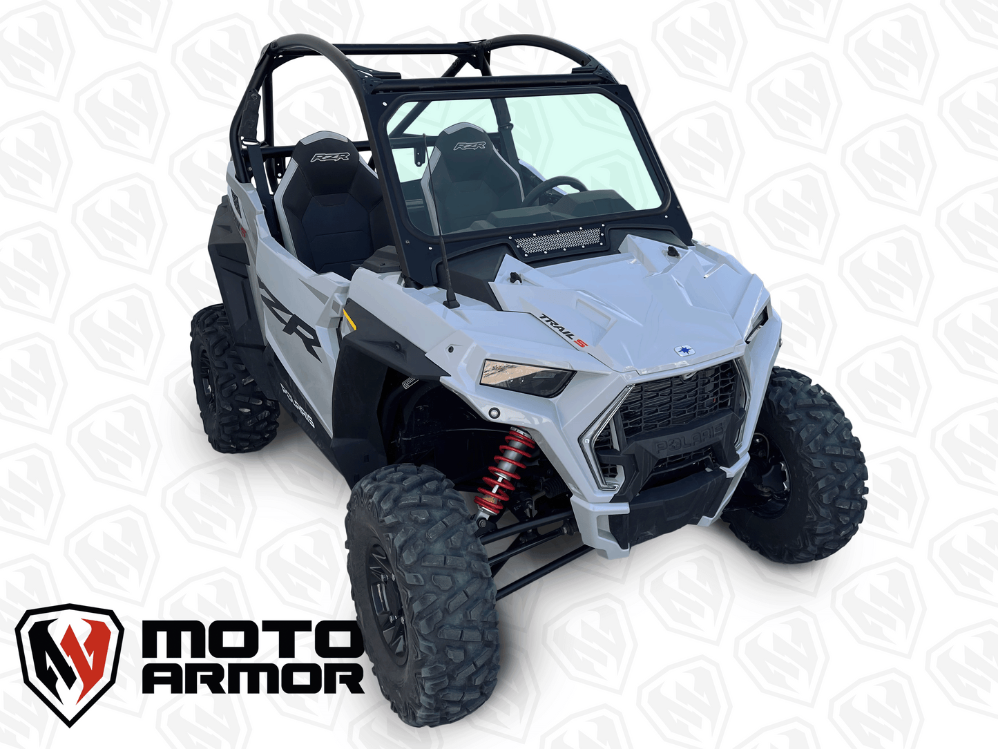 Moto Armor Polaris RZR Trail / Trail S Glass Front Windshield with Vent - view 11