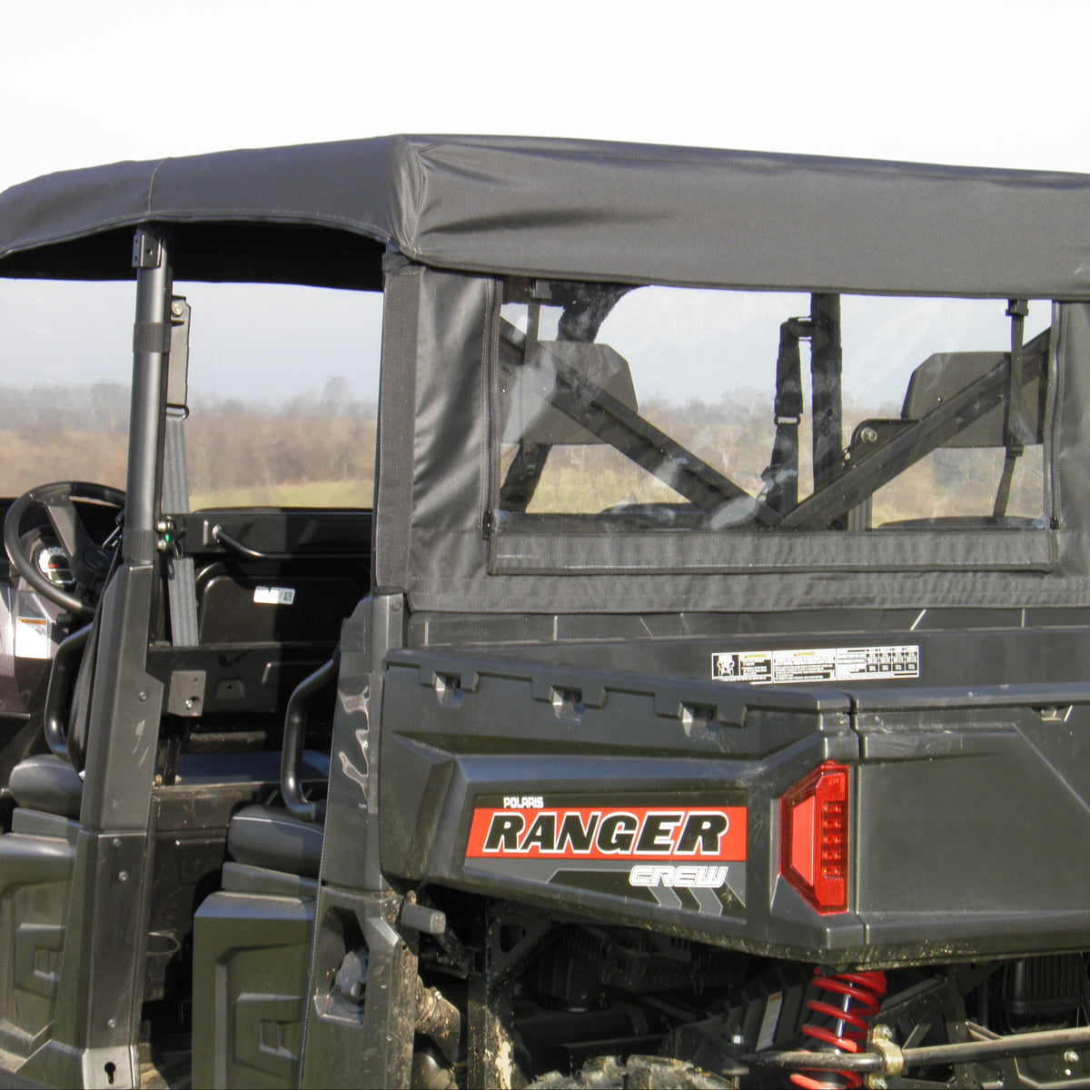 Polaris Ranger Crew 1000 Soft Top Roof by 3 Star UTV, top view 2