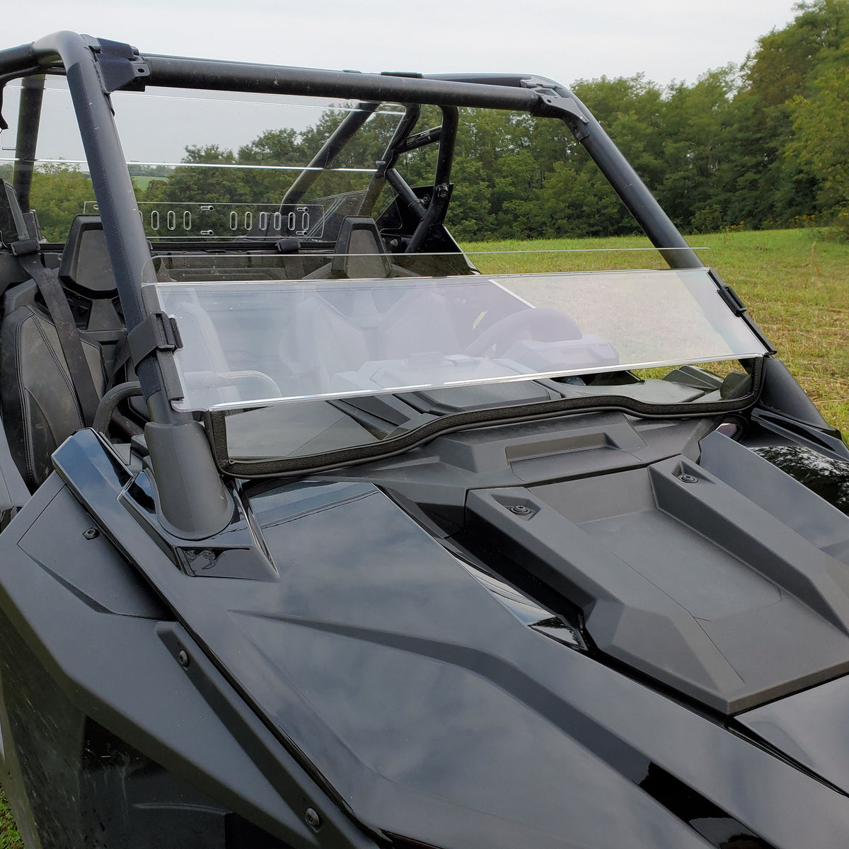 Polaris RZR Pro XP / Turbo R 4-Seat Tinted Polycarbonate Half Windshield | 3 Star UTV
