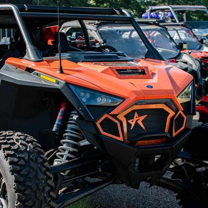 Polaris RZR Pro R / Pro XP / Turbo R Hood Grille by Rogue Off-Road, additional view