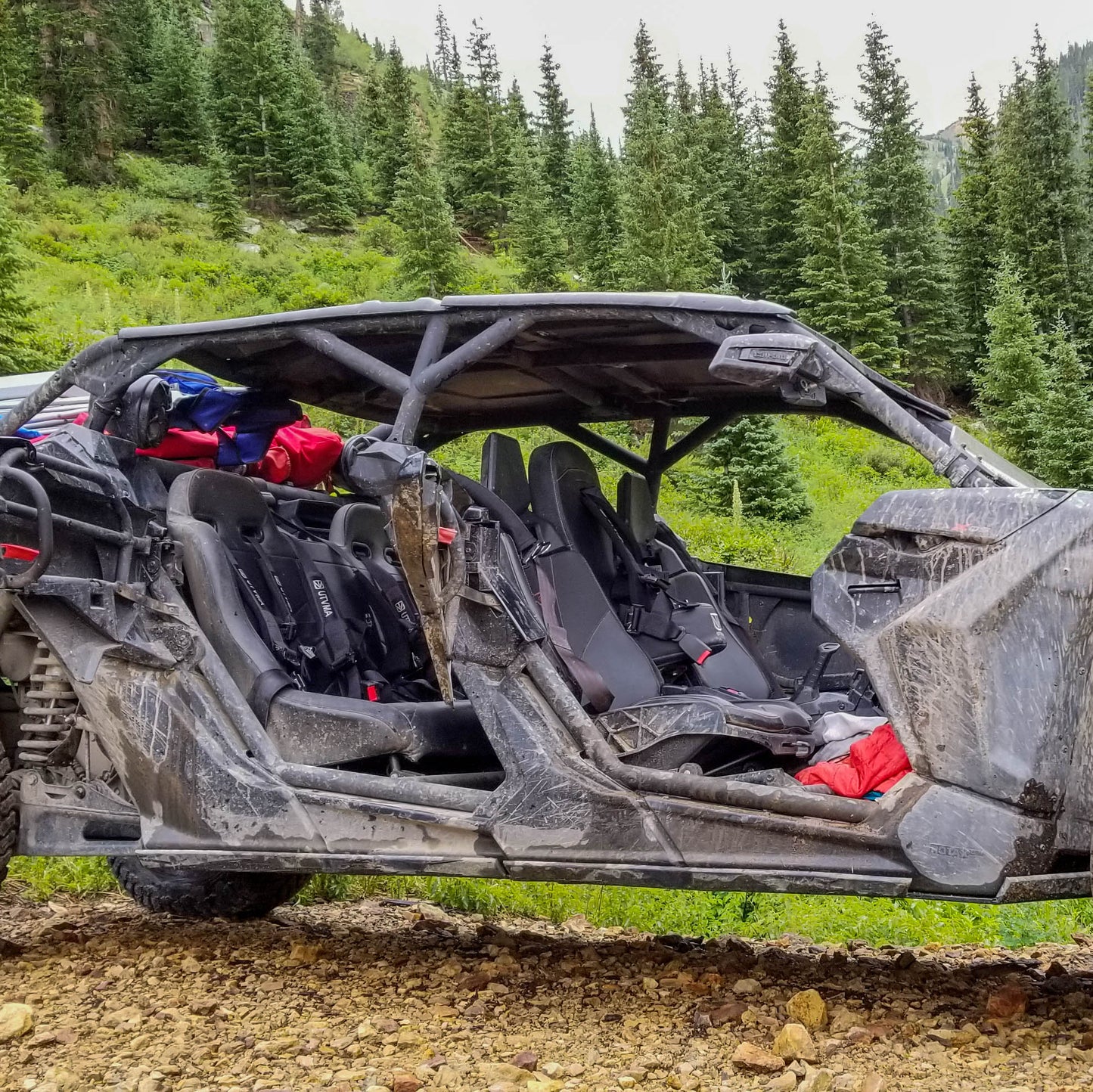 Can-Am Maverick X3 MAX Rear Bench Seat with Harnesses