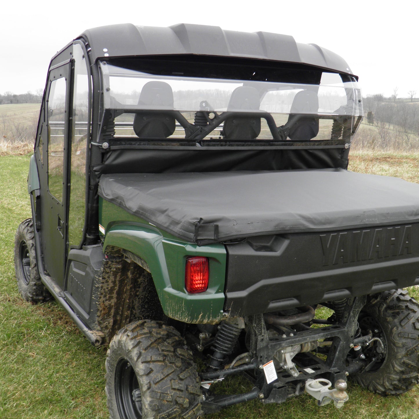 3 Star UTV Polycarbonate Rear Windshield for Yamaha Viking SxS 2014-2023
