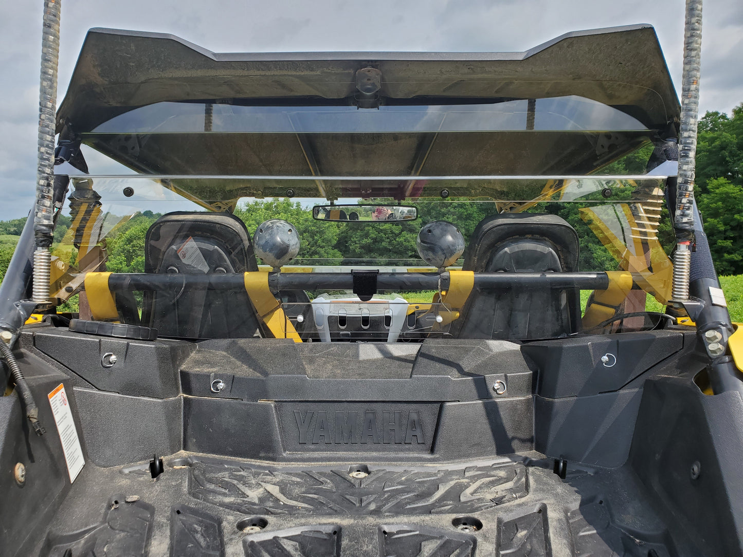 3 Star UTV Polycarbonate Rear Windshield for Yamaha YXZ 1000R SxS