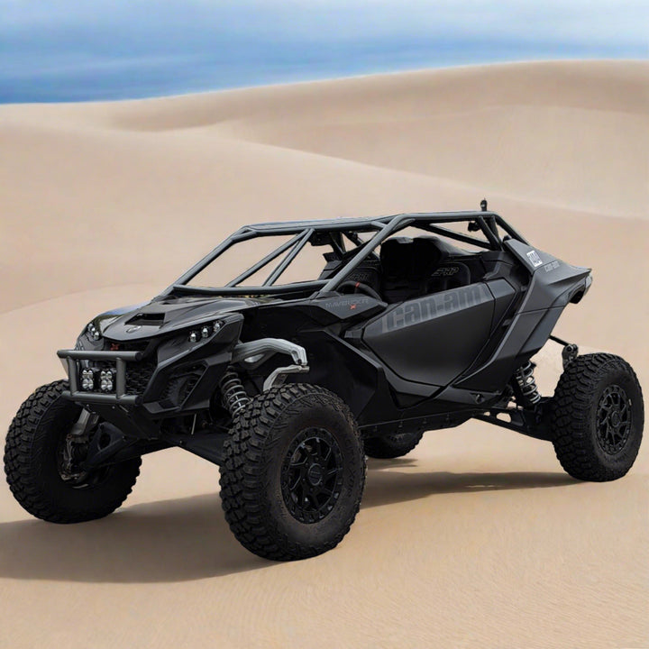 Can-Am Maverick R 2-Seat Flat Top Roll Cage by FastLab UTV, front view