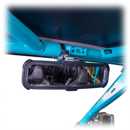SxS Tactical Convex Center Mirror by DRT Motorsports, product view 9