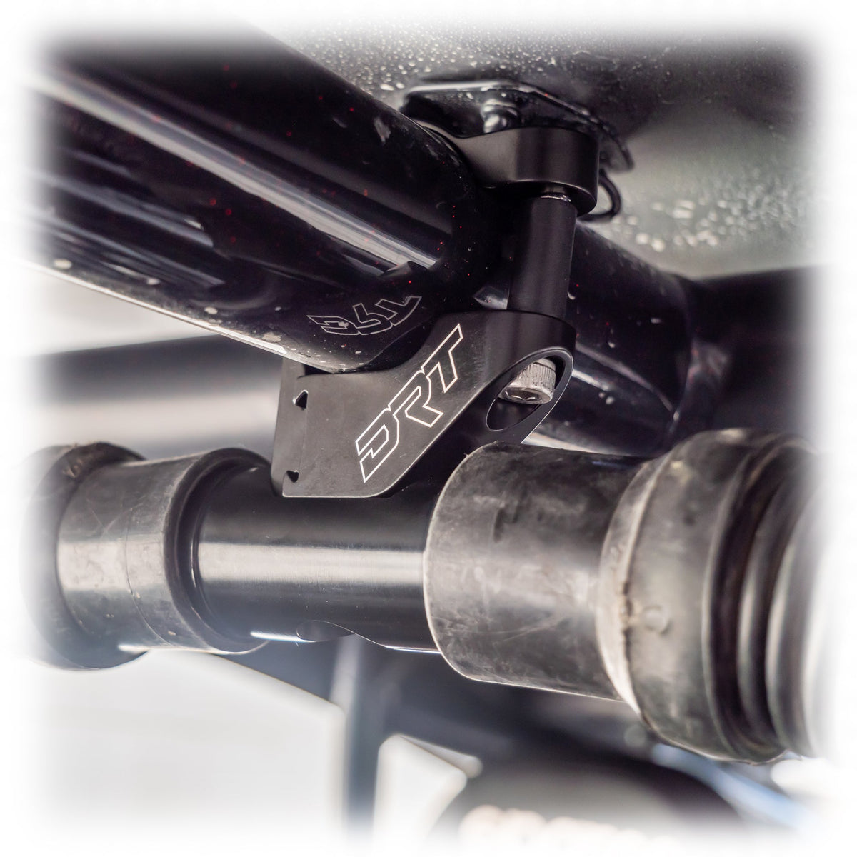 Single Helmet Hose Dock Clamp by DRT Motorsports, product view 7