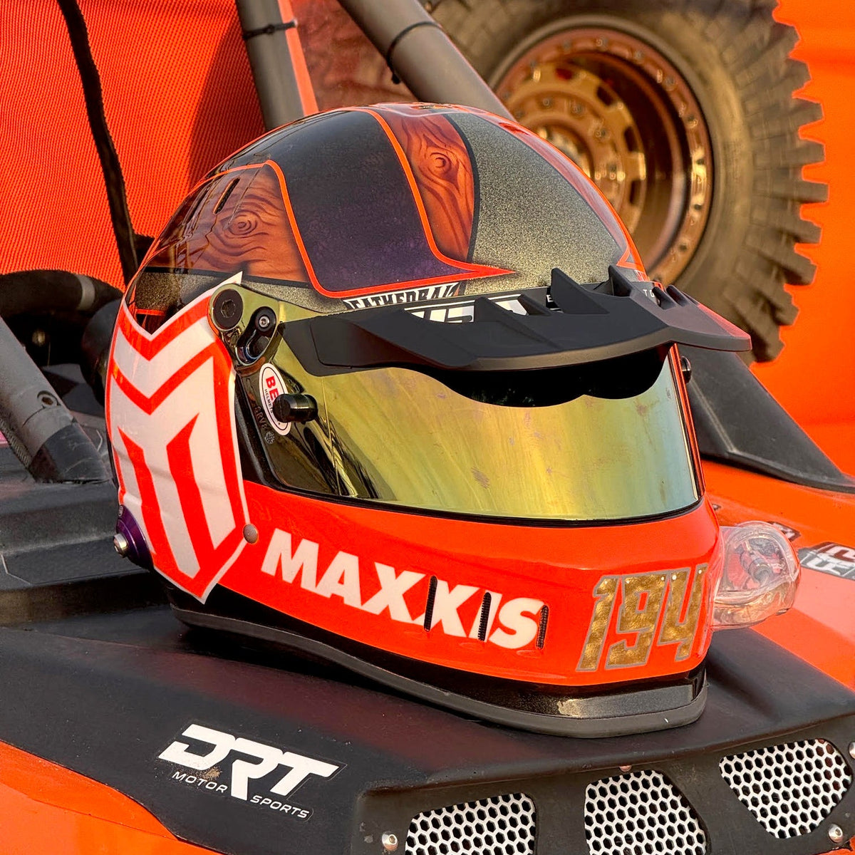 Helmet Shield Visor Kit Wes Miller Signature Series Edition by DRT Motorsports, product view 4