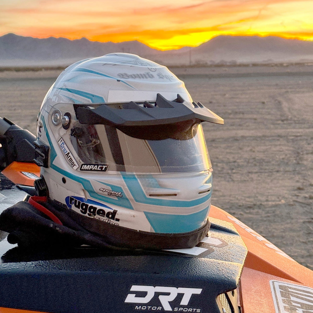 Helmet Shield Visor Kit Wes Miller Signature Series Edition by DRT Motorsports, product view 8