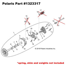 Polaris RZR XP1000 / General OEM Primary Drive Clutch 1323317 (2019-2020+) | 50 Caliber Racing