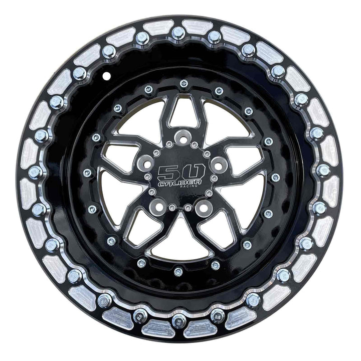 501 Billet Aluminum Beadlock Wheel by 50 Caliber Racing, front view
