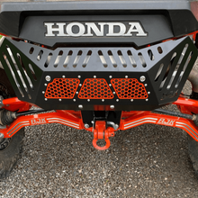 Honda Talon Exhaust Cover by AJK Offroad, angled view
