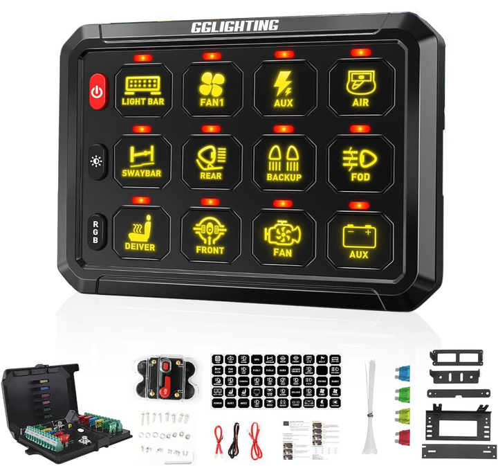 12-Gang Switch Panel GGLighting