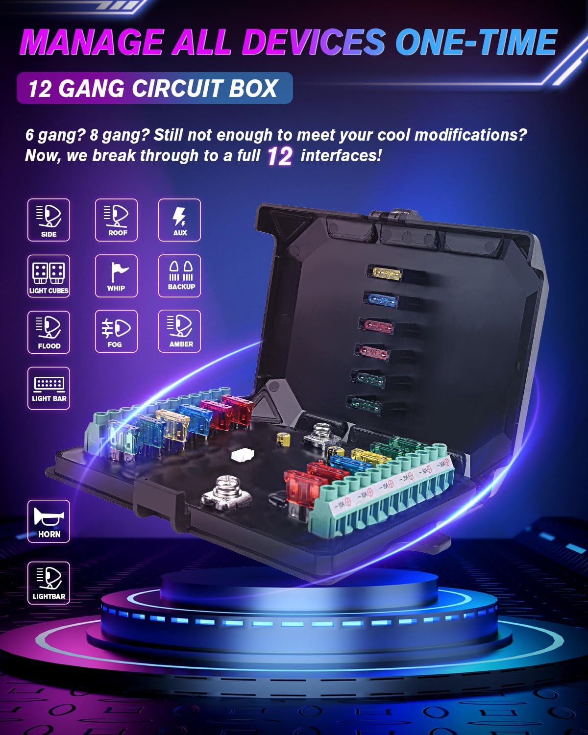 12-Gang Switch Panel GGLighting