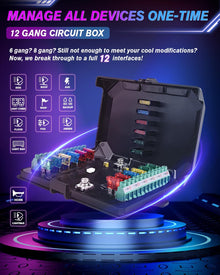 12-Gang Switch Panel GGLighting