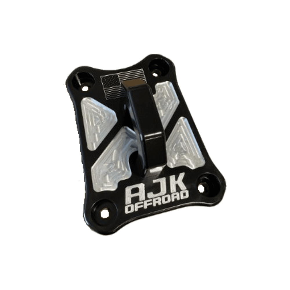 Polaris RZR Pro R / Pro S / Turbo R Radius Rod Plate by AJK Offroad, front view
