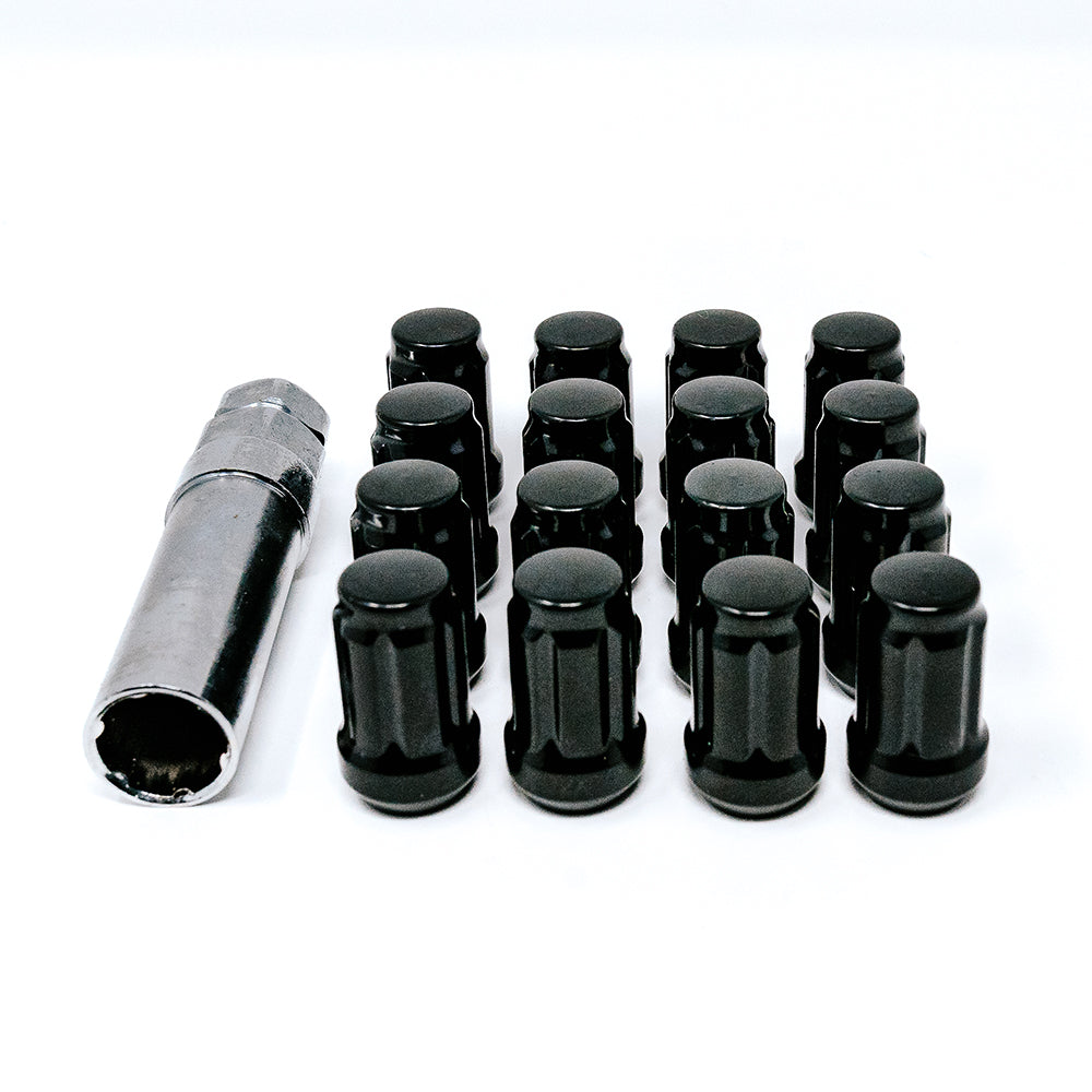 12x1.5 UTV Wheels Black Lug Kit (4-Lug) Valor Offroad