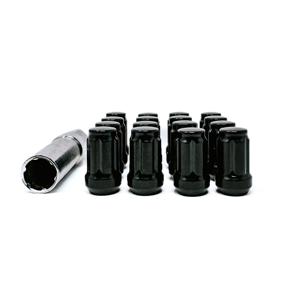 12x1.5 UTV Wheels Black Lug Kit (4-Lug) Valor Offroad