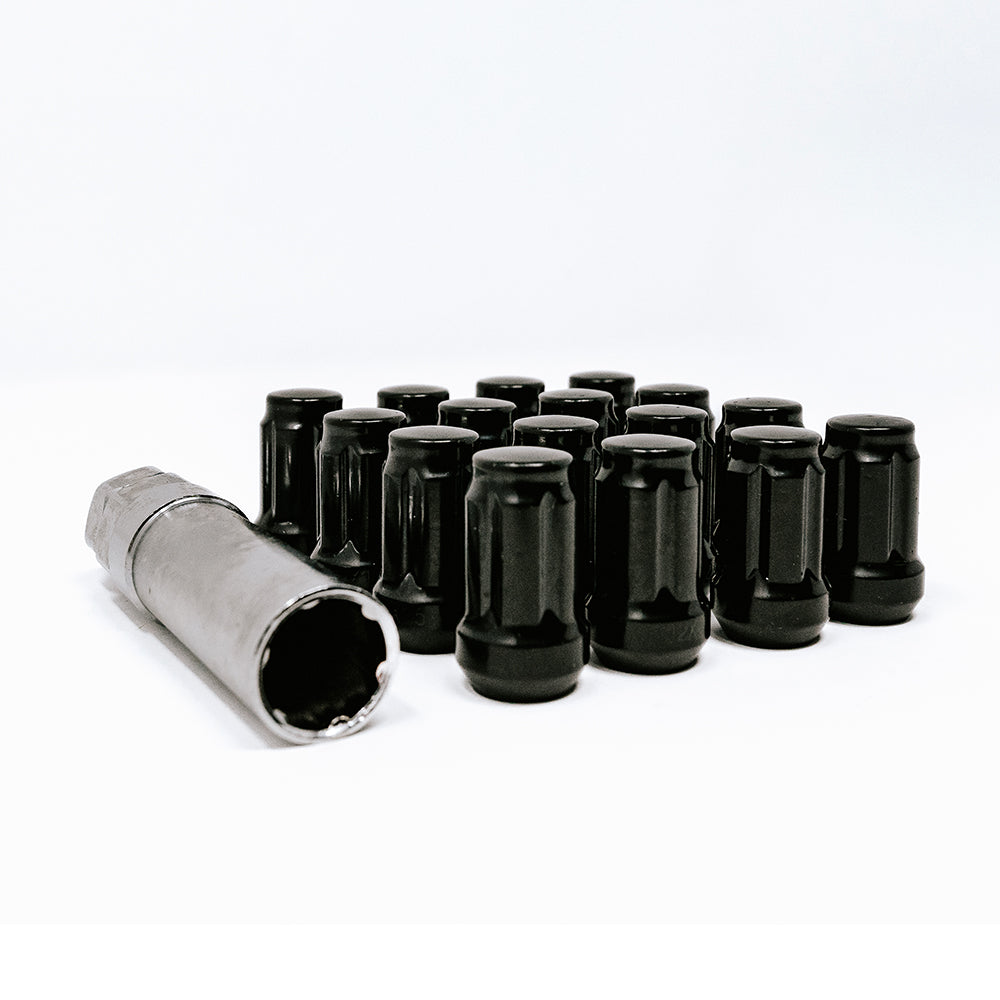 12x1.5 UTV Wheels Black Lug Kit (4-Lug) Valor Offroad