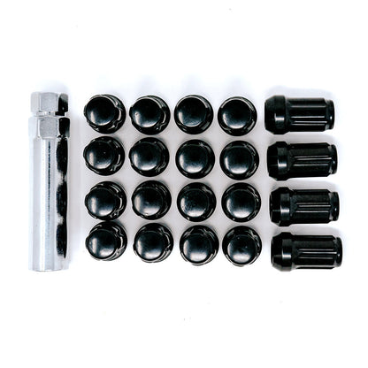 12x1.5 UTV Wheels Black Lug Nut Kit (5-Lug) Valor Offroad