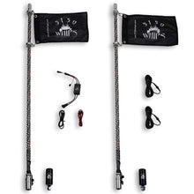 187 Platinum LED Whips (Pair) 5150 Whips
