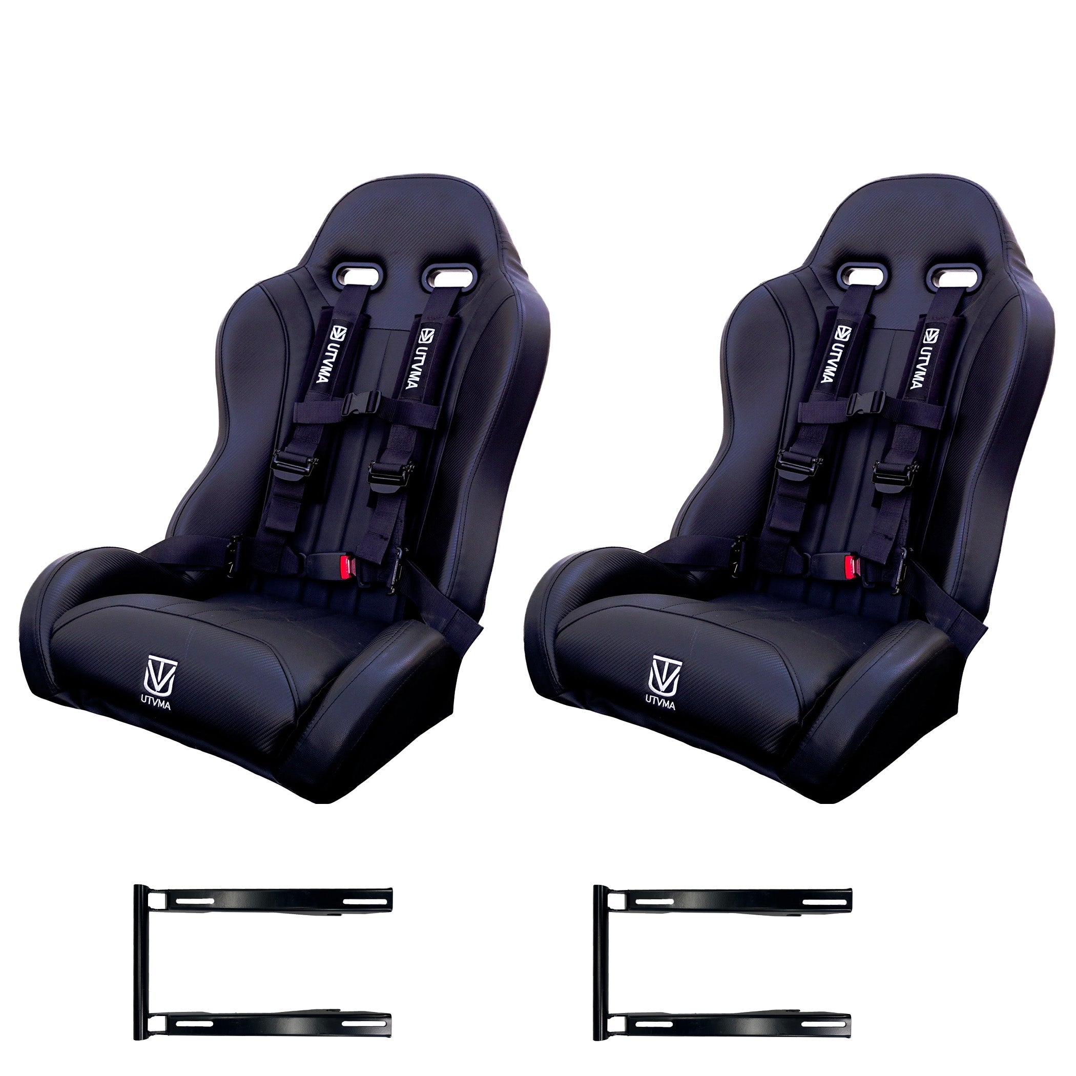 Polaris RZR Pro R / Pro XP / Turbo R Front Bucket Seats with Quick Mount Brackets by UTV Mountain Accessories