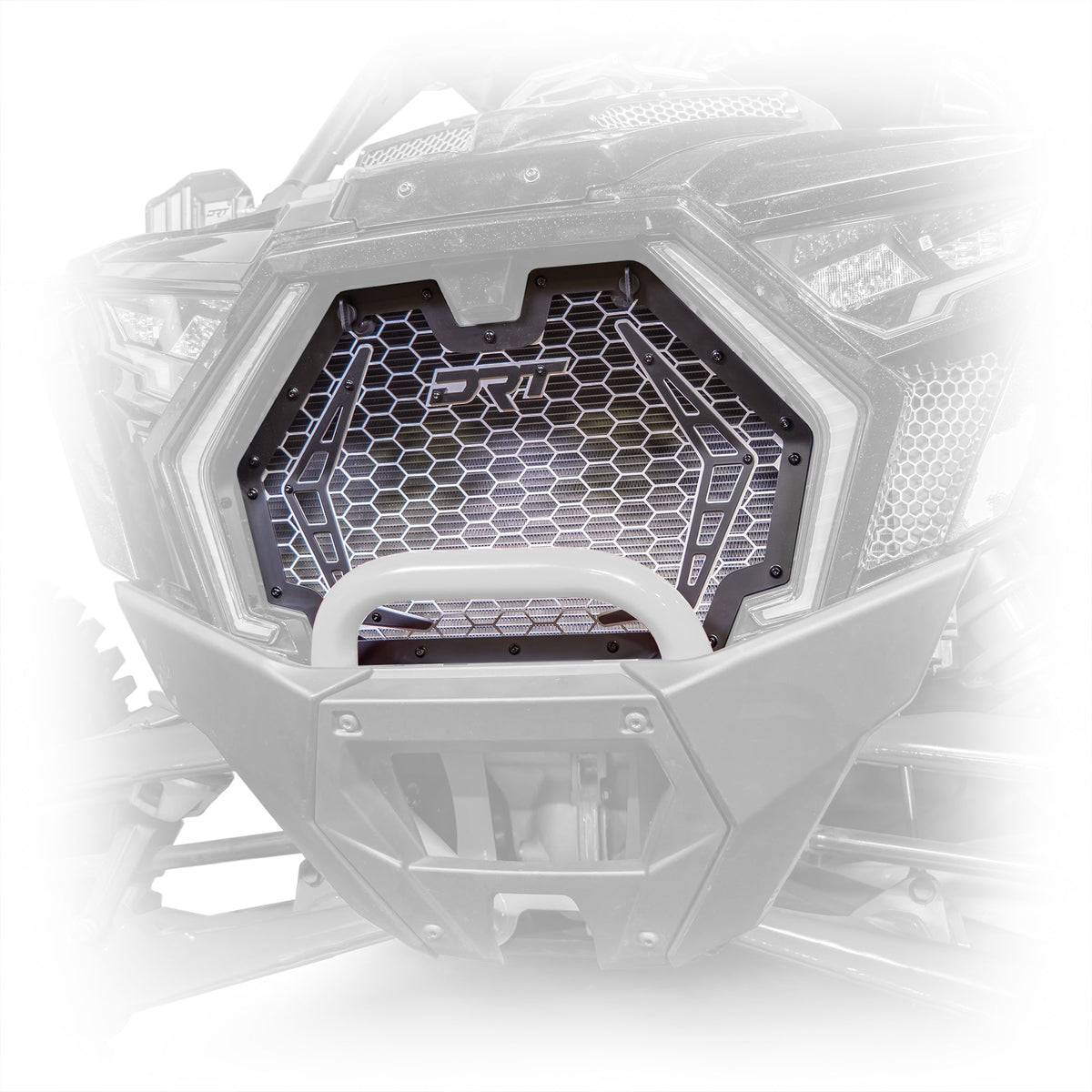 Polaris RZR Pro R / Pro S / Pro XP Duner Aluminum Front Grille by DRT Motorsports, product view 4
