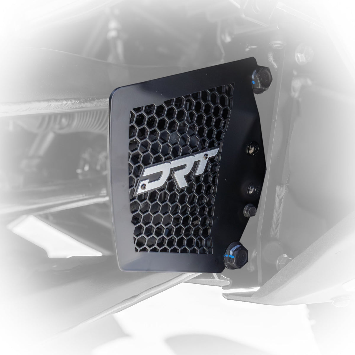 Polaris RZR Pro R / Pro S / Turbo R Front Aluminum Inner CV Boot Guards by DRT Motorsports, front view 4