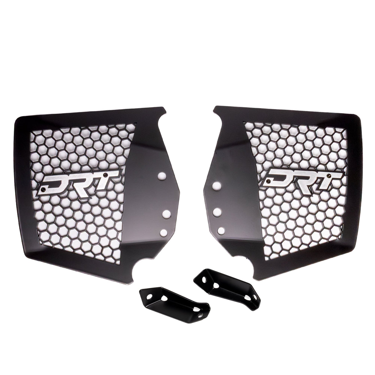 Polaris RZR Pro R / Pro S / Turbo R Front Aluminum Inner CV Boot Guards by DRT Motorsports, front view