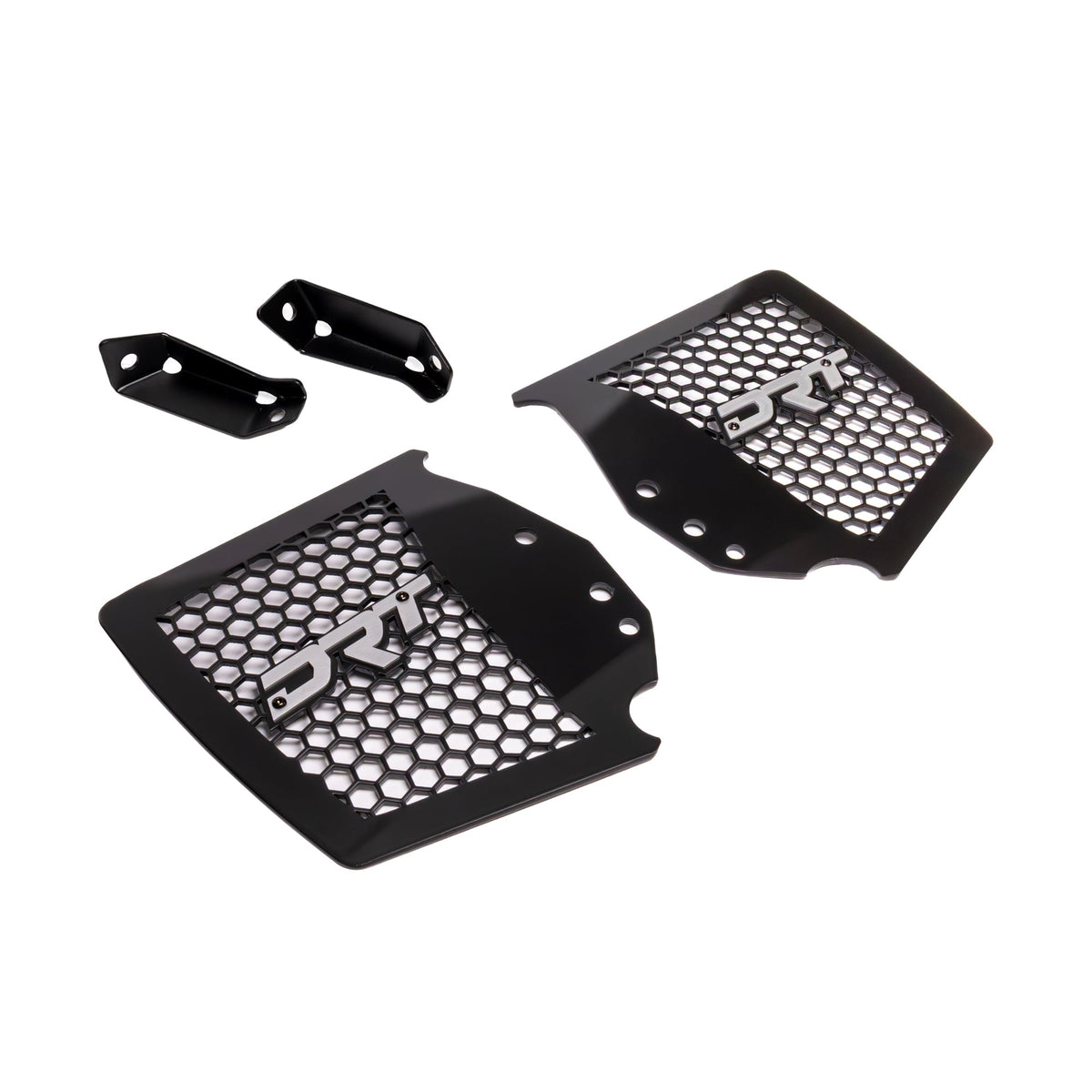 Polaris RZR Pro R / Pro S / Turbo R Front Aluminum Inner CV Boot Guards by DRT Motorsports, front view 2